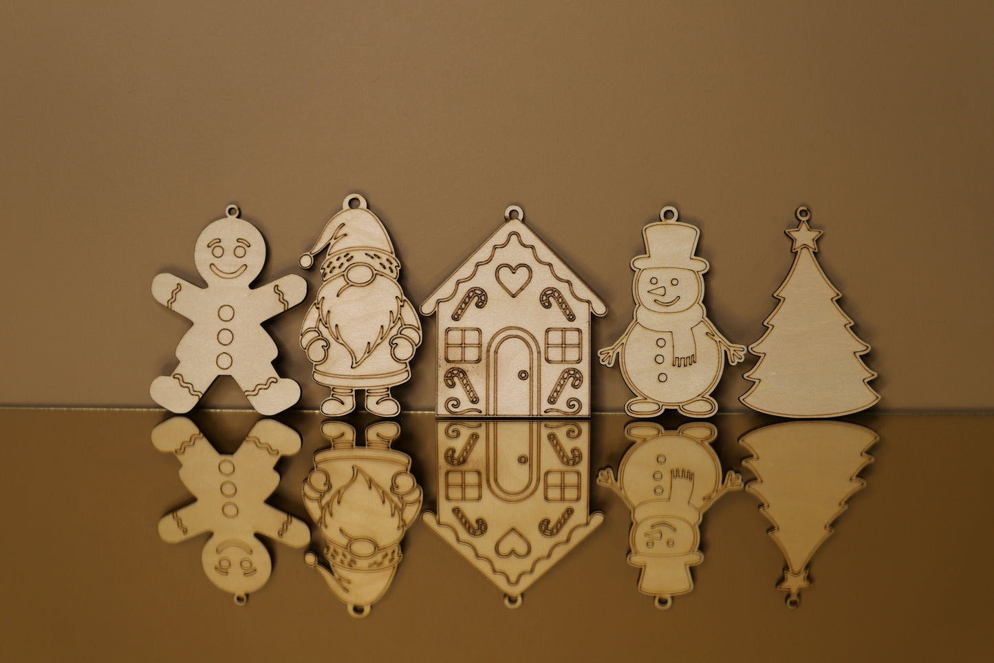 DIY sett med julefigurer