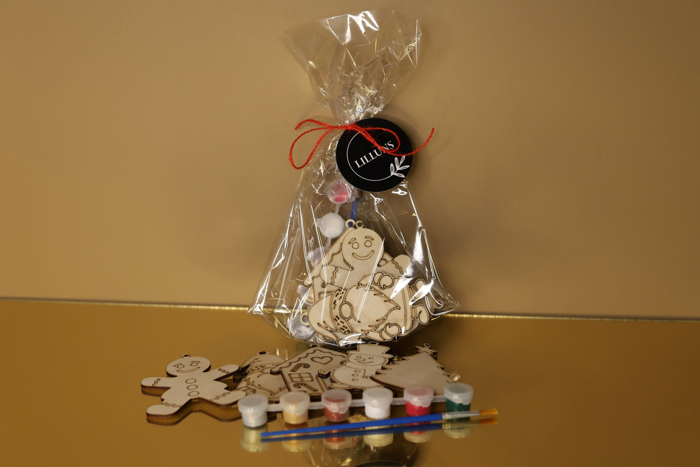 DIY sett med julefigurer